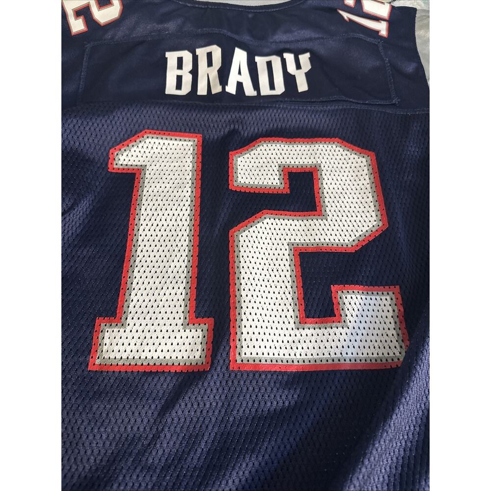 Reebok Youth Kids Boys' New England Patriots Tom Brady NFL Jersey Size XL